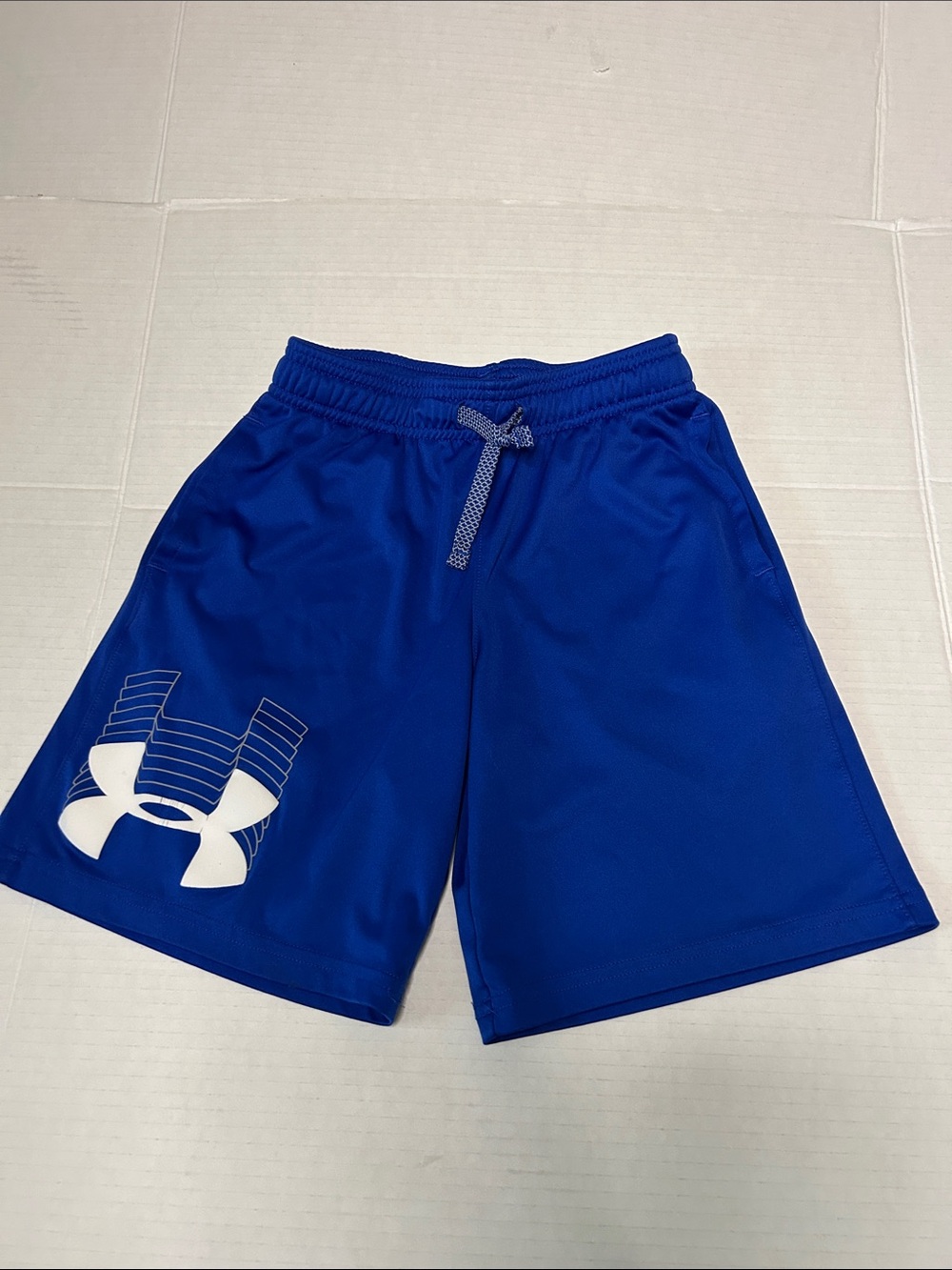 Under Armour Royal Blue Boys' YSM Medium Heat Gear Performance Shorts